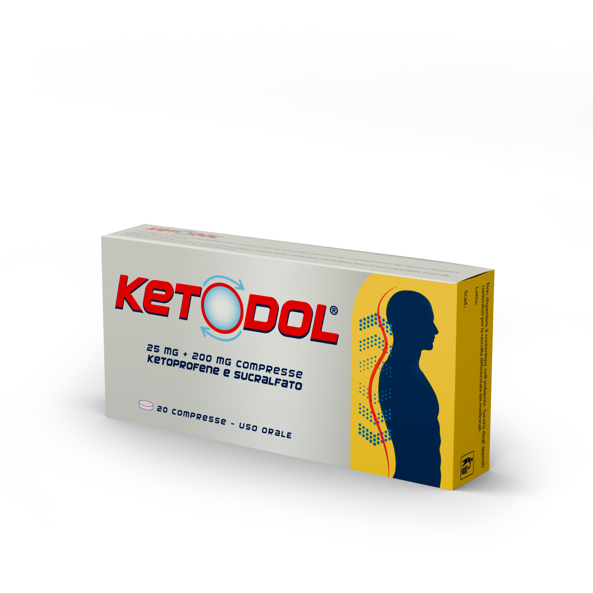 KETODOL*20CPR 25MG+200MG - farmaciaverde.it