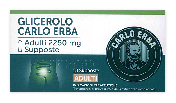 GLICEROLO*AD 18SUPP 2250MG - farmaciaverde.it