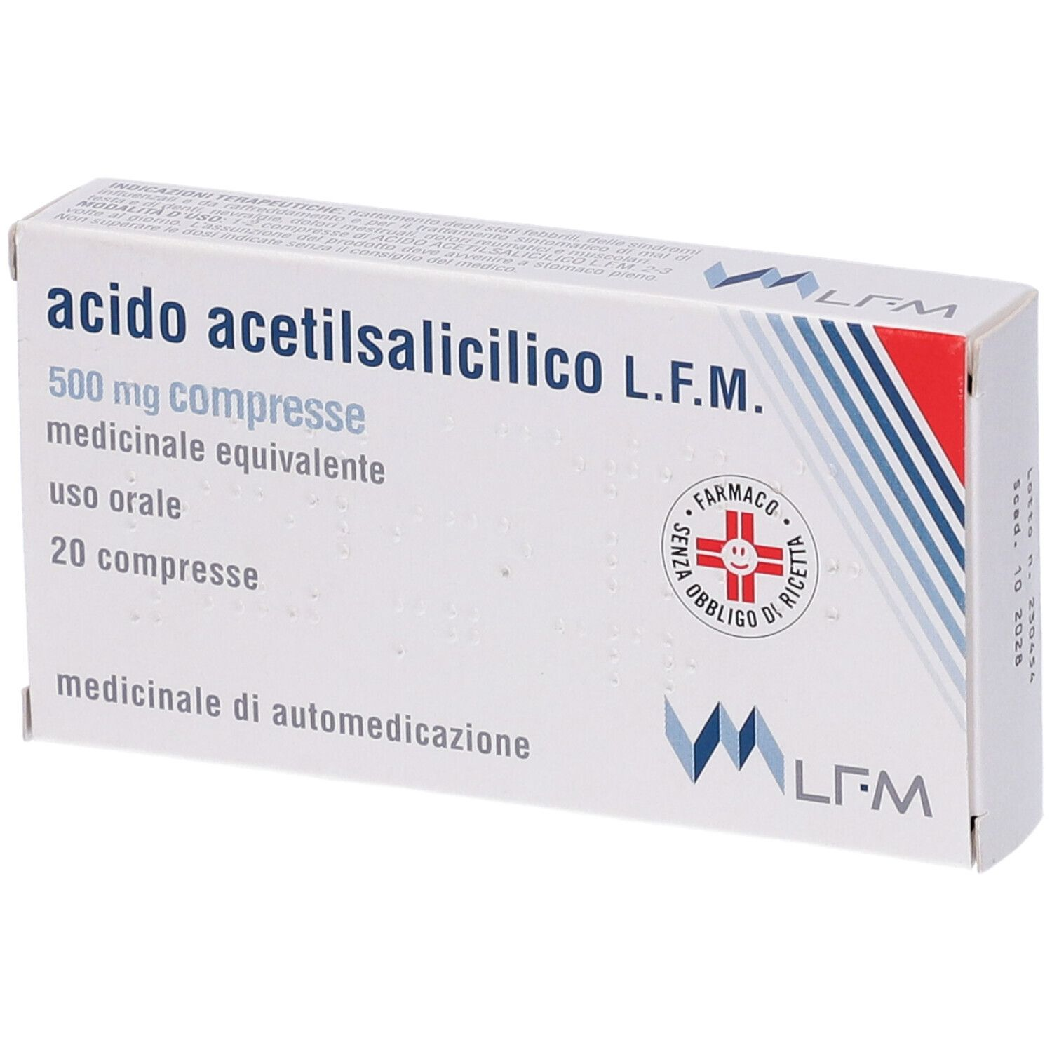 ACIDO ACETILSALIC LFM*20CPR500 - farmaciaverde.it