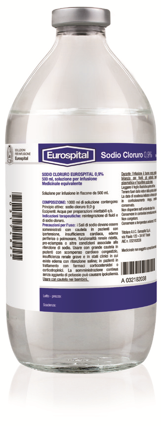 SODIO CLORURO EUROS*0,9% 500ML - farmaciaverde.it