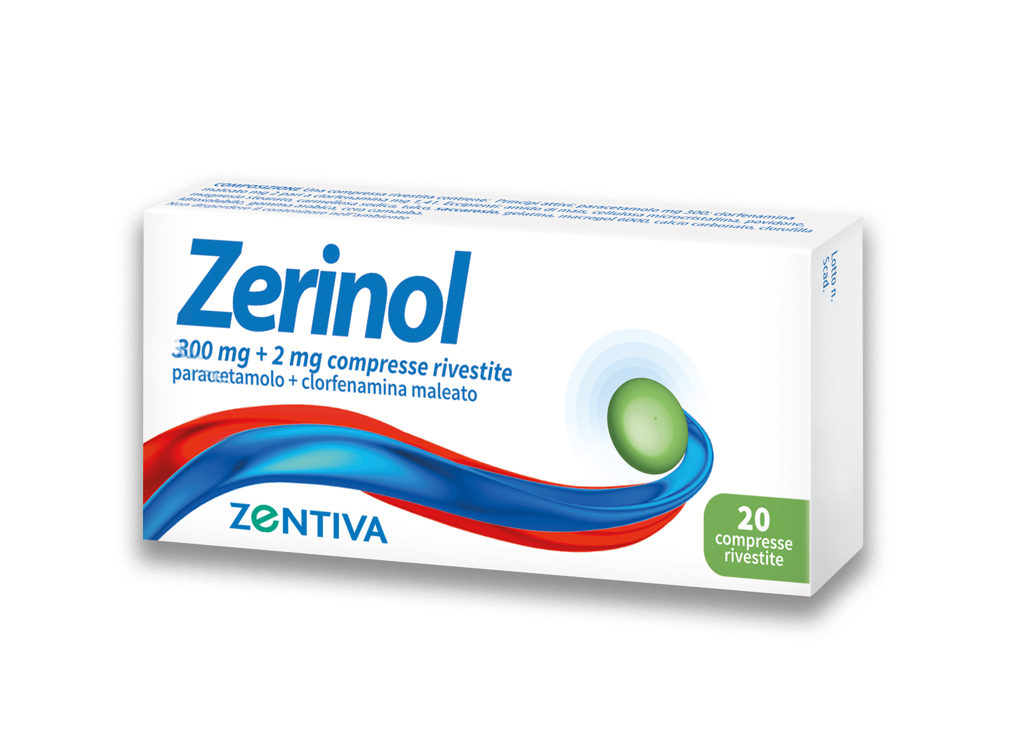 ZERINOL*20CPR RIV 300MG+2MG - farmaciaverde.it