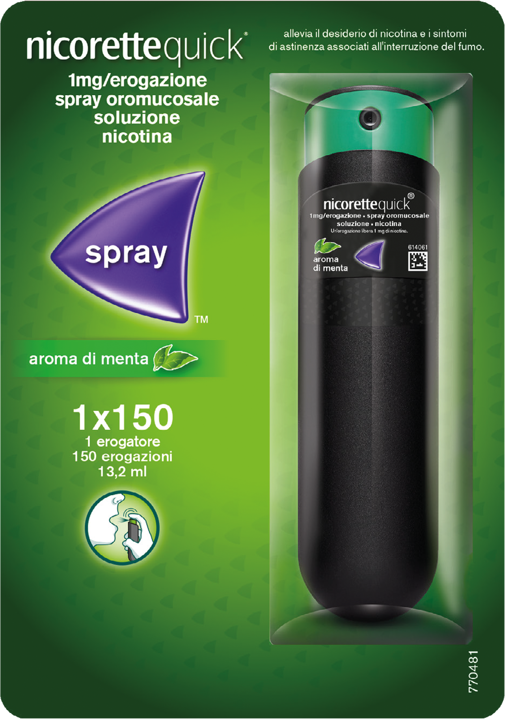NICORETTEQUICK*SPRAY 1FL 150D - farmaciaverde.it