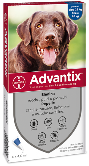 ADVANTIX SPOT ON*4PIP 25-40KG - farmaciaverde.it