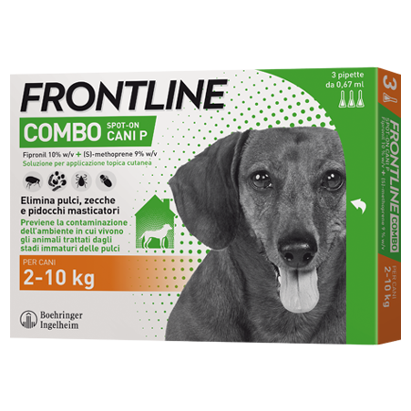 FRONTLINE COMBO*3PIP 2-10KG CA - farmaciaverde.it