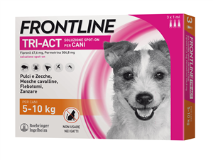 FRONTLINE TRI-ACT*3PIP 5-10KG - farmaciaverde.it