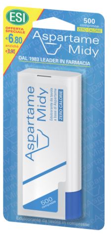 ESI ASPARTAME MIDY 500 COMPRESSE OFFERTA SPECIALE - farmaciaverde.it