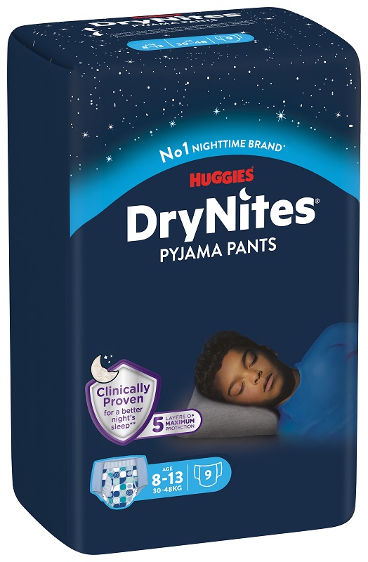 PANNOLINO HUGGIES DRYNITES 8/13 ANNI BOY L 30/48KG 9 PEZZI - farmaciaverde.it
