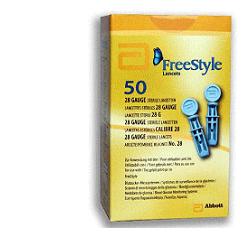 LANCETTE PUNGIDITO FREESTYLE GAUGE 28 50 PEZZI - farmaciaverde.it