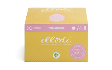 ILLEDI TOUJOURS SALVASLIP ANATOMICI COTONE ORGANIC 30 PEZZI - farmaciaverde.it