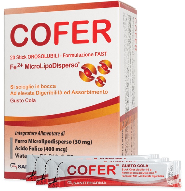 COFER 20 STICK OROSOLUBILI DA 1,6 G GUSTO COLA - farmaciaverde.it