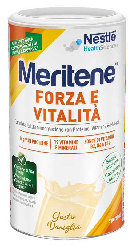 MERITENE FORZA E VITALITA' VANIGLIA 270 G - farmaciaverde.it