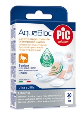 CEROTTO PIC AQUABLOC MIX ANTIBATTERICO 20 PEZZI - farmaciaverde.it