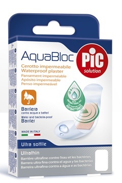 CEROTTO PIC AQUABLOC 10X6 STERILE ANTIBATTERICO 5 PEZZI - farmaciaverde.it