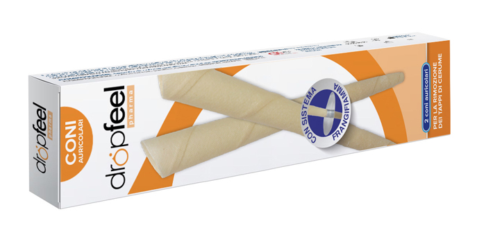 DROPFEEL PHARMA CONI AURICOLARI CON SISTEMA FRANGIFIAMMA 2 PEZZI - farmaciaverde.it