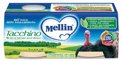 OMOGENEIZZATO MELLIN TACCHINO 2X120 G - farmaciaverde.it