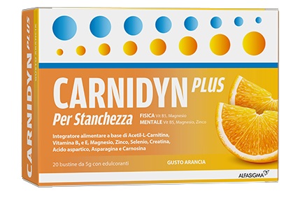 CARNIDYN PLUS 20 BUSTINE DA 5 G GUSTO ARANCIA - farmaciaverde.it