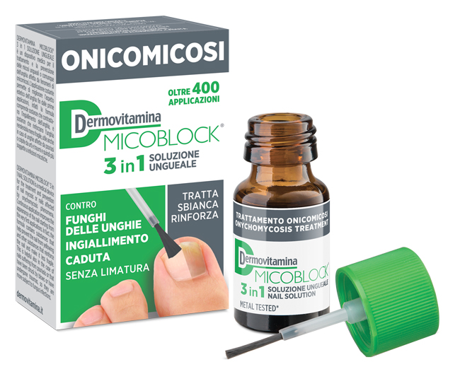 DERMOVITAMINA MICOBLOCK 3 IN 1 ONICOMICOSI SOLUZIONE UNGUEALE 7 ML - farmaciaverde.it