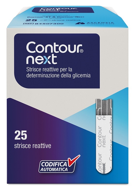STRISCE MISURAZIONE GLICEMIA CONTOUR NEXT 25 PEZZI - farmaciaverde.it
