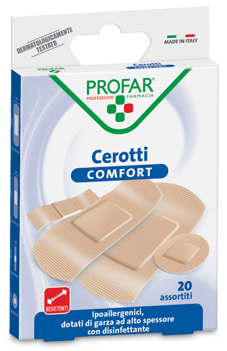 CEROTTO COMFORT ASSORTITI 20 PEZZI PROFAR - farmaciaverde.it