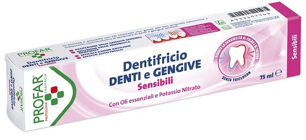 DENTIFRICIO DENTI E GENGIVE SENSIBILI 75 ML PROFAR - farmaciaverde.it