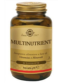 MULTINUTRIENT SOLGAR 30 TAVOLETTE - farmaciaverde.it