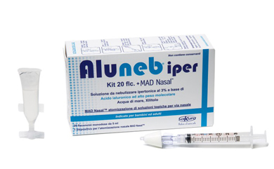 ALUNEB KIT SOLUZIONE IPERTONICA 3% 20 FLACONCINI + MAD NASAL ATOMIZZATORE - farmaciaverde.it
