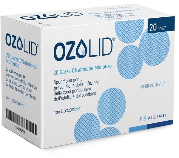 GARZA OZOLID OFTALMICA TNT CON OLIO OZONIZZATO IN FOSFOLIPIDI LIPOZONEYE 20 PEZZI - farmaciaverde.it