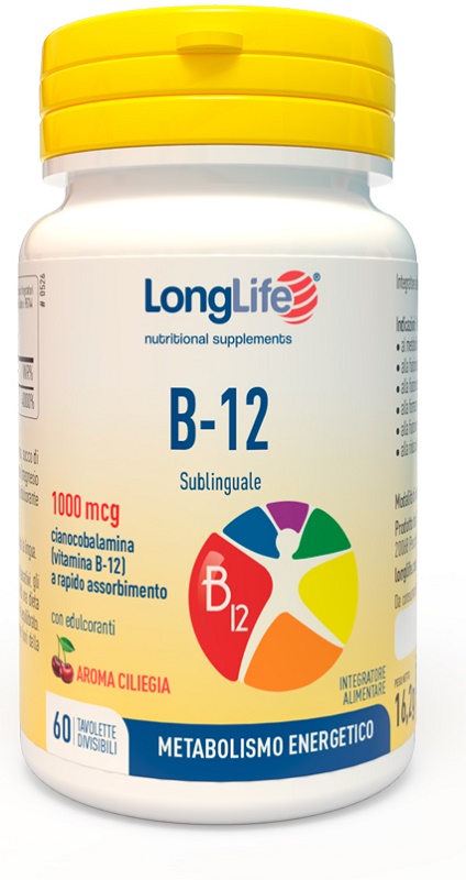 LONGLIFE B12 1000 MCG 60 TAVOLETTE - farmaciaverde.it