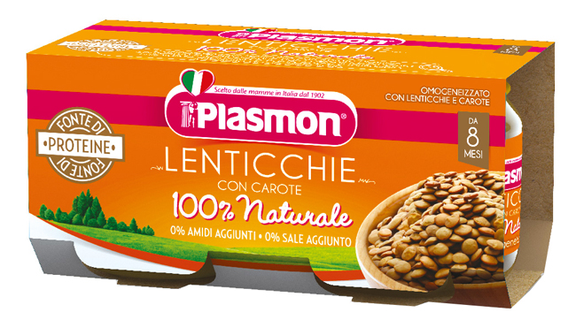 PLASMON OMOGENEIZZATO LENTICCHIE 2 X 80 G - farmaciaverde.it