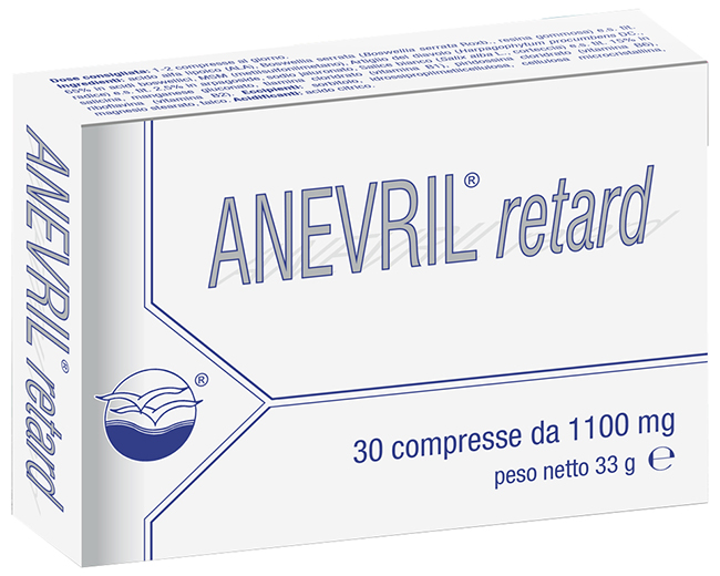ANEVRIL RETARD 30 COMPRESSE - farmaciaverde.it