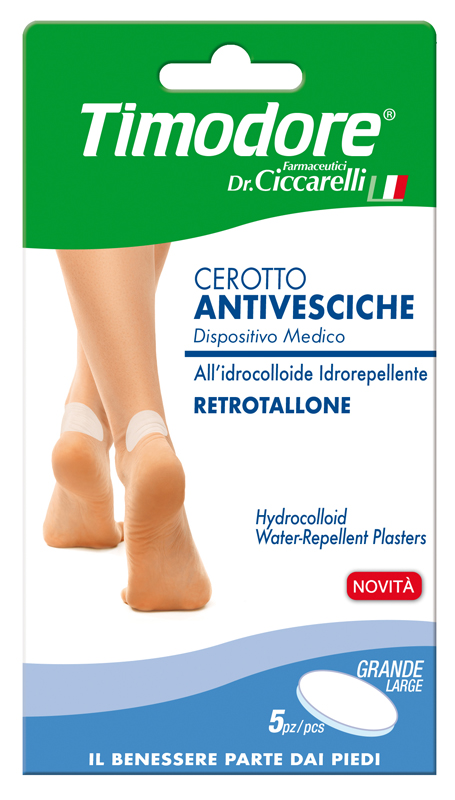 TIMODORE CEROTTO ANTIVESCICHE RETROTALLONE 5 PEZZI - farmaciaverde.it