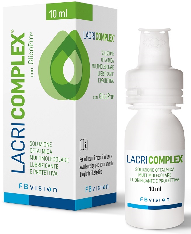 LACRICOMPLEX SOLUZIONE OFTALMICA MULTIMOLECOLARE LUBRIFICANTE PROTETTIVA 10 ML - farmaciaverde.it