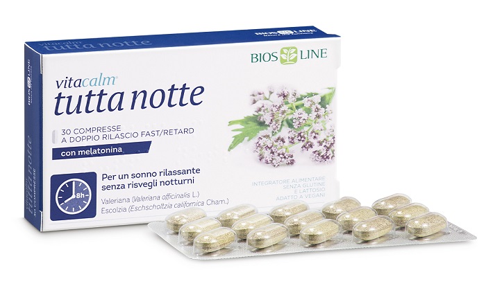 VITACALM TUTTA NOTTE CON MELATONINA 30 COMPRESSE - farmaciaverde.it