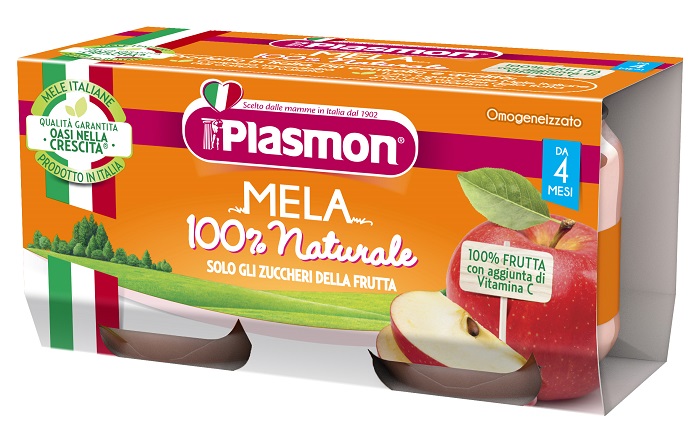 PLASMON OMOGENEIZZATO MELA 2 X 80 G - farmaciaverde.it