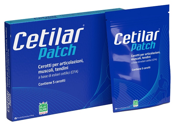 CEROTTO MONOUSO CETILAR PATCH PER ARTICOLAZIONI MUSCOLI E TENDINI 5 PEZZI - farmaciaverde.it