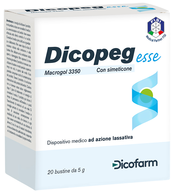 DICOPEG ESSE 20 BUSTE 5 G MACROGOL 3350 - farmaciaverde.it