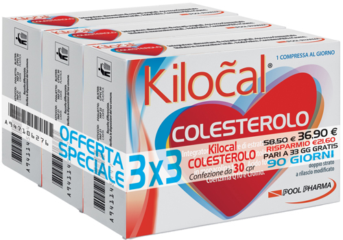 KILOCAL COLESTEROLO 3 X 30 COMPRESSE - farmaciaverde.it
