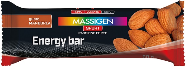 MASSIGEN SPORT ENERGY BARRETTA MANDORLA 50 G - farmaciaverde.it