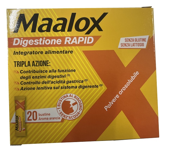 MAALOX DIGESTIONE RAPID 20 BUSTINE DA 2 G - farmaciaverde.it