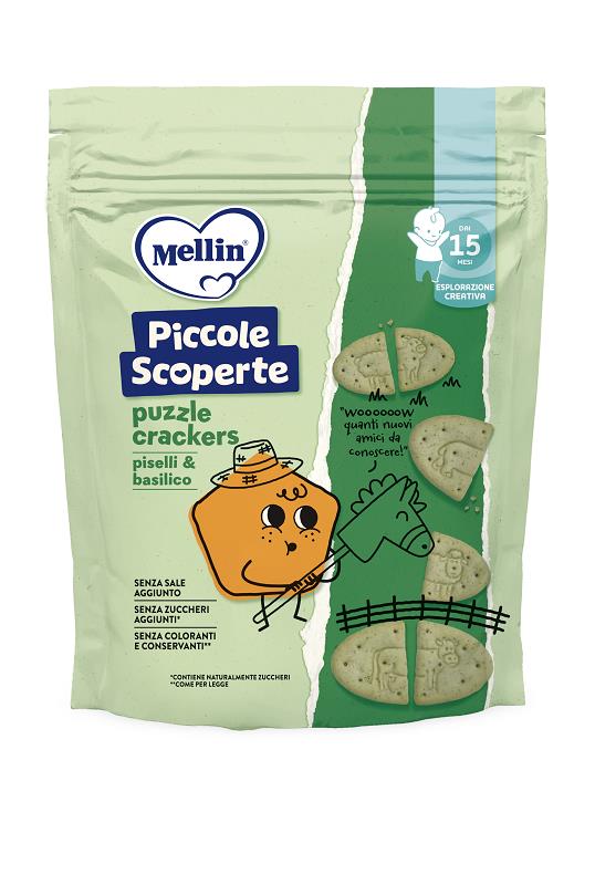 MELLIN PUZZLE CRACKERS PISELLI&BASILICO 105 G - farmaciaverde.it