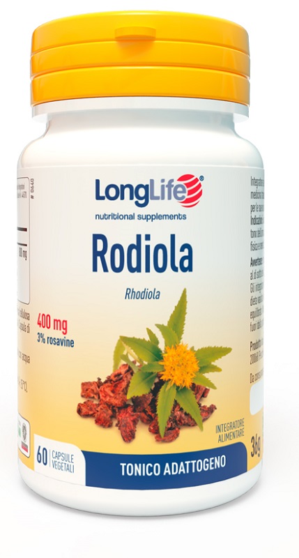 LONGLIFE RODIOLA 3% ROSAVINE 400 MG 60 TAVOLETTE - farmaciaverde.it