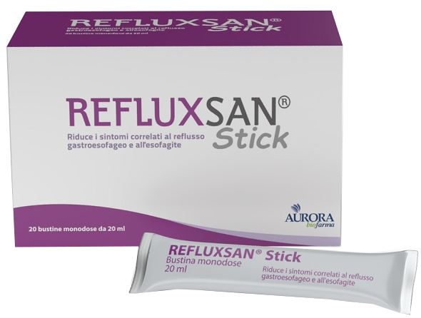 REFLUXSAN STICK 20 BUSTINE MONODOSE DA 20 ML SENZA GLUTINE SENZA LATTOSIO - farmaciaverde.it