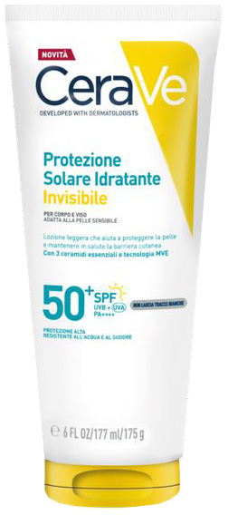 CERAVE PROTEZIONE SOLARE IDRATANTE INVISIBILE SPF50+ 177 ML - farmaciaverde.it