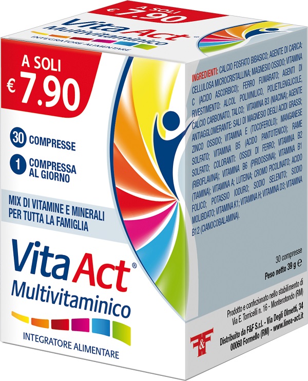 VITA ACT MULTIVITAMINICO 30 COMPRESSE - farmaciaverde.it