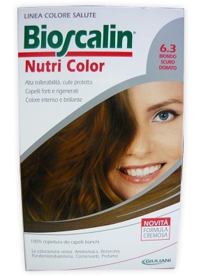 BIOSCALIN NUTRI COLOR 6,3 BIONDO SCURO DORATO SINCROB 124 ML - farmaciaverde.it