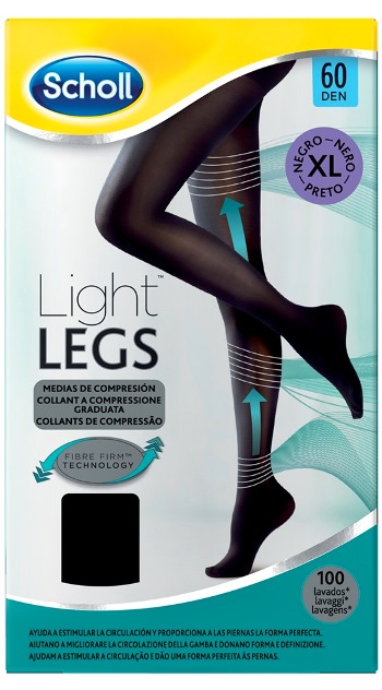 SCHOLL LIGHTLEGS 60 DENARI TAGLIA XL COLORE NERO 1 PAIO - farmaciaverde.it