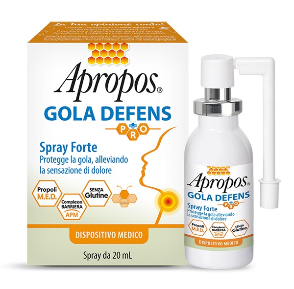 APROPOS GOLA DEFENS PRO SPRAY NO ALCOL 20 ML - farmaciaverde.it