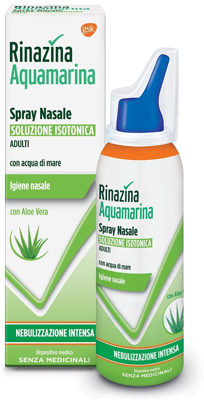 RINAZINA AQUAMARINA ISOTONICA ALOE SPRAY NEBULIZZAZIONE INTENSA 100 ML - farmaciaverde.it