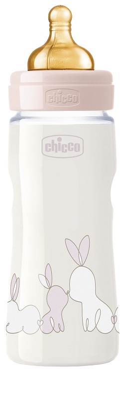 CHICCO BIBERON ORIGINAL 330ML TOUCH REGULAR GIRL CON TETTARELLA IN CAUCCIU' - farmaciaverde.it