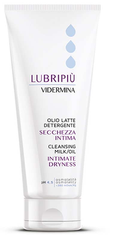 VIDERMINA LUBRIPIU' OLIO LATTE DETERGENTE SECCHEZZA INTIMA 200 ML - farmaciaverde.it